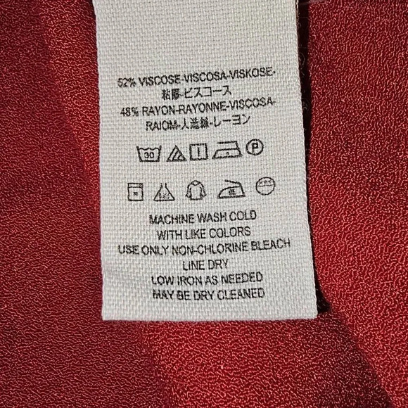 Free People Womens Red Black Polka Dot Shirt Dress Small - Picture 5 of 5